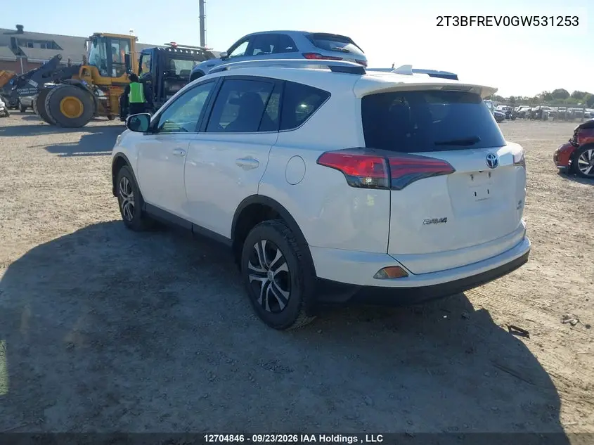 2016 TOYOTA RAV 4 VIN 2T3BFREV0GW531253 — фото 3