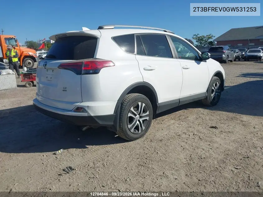 2016 TOYOTA RAV 4 VIN 2T3BFREV0GW531253 — фото 4