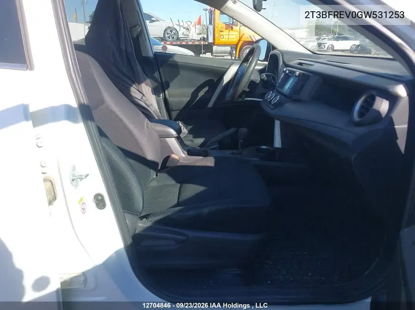 2016 TOYOTA RAV 4 VIN 2T3BFREV0GW531253 — фото 5