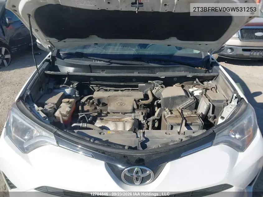 2016 TOYOTA RAV 4 VIN 2T3BFREV0GW531253 — фото 9