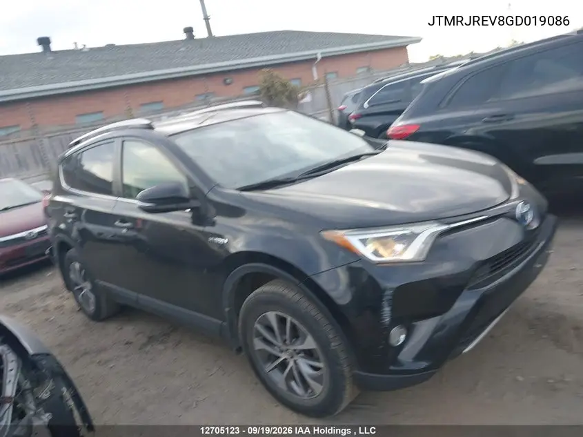 TOYOTA RAV 4 2016, VIN JTMRJREV8GD019086