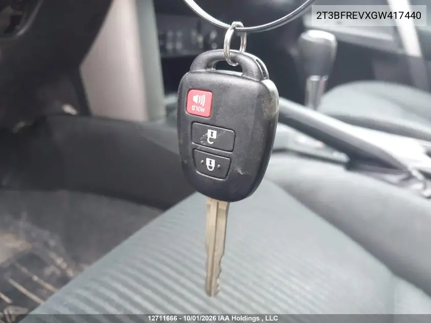 2016 TOYOTA RAV 4 VIN 2T3BFREVXGW417440 — фото 11