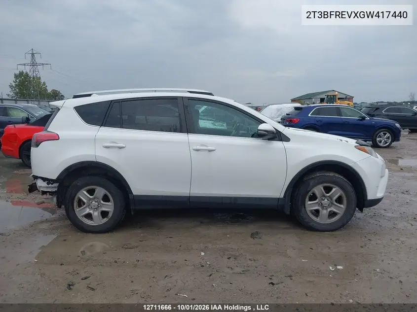 2016 TOYOTA RAV 4 VIN 2T3BFREVXGW417440 — фото 14