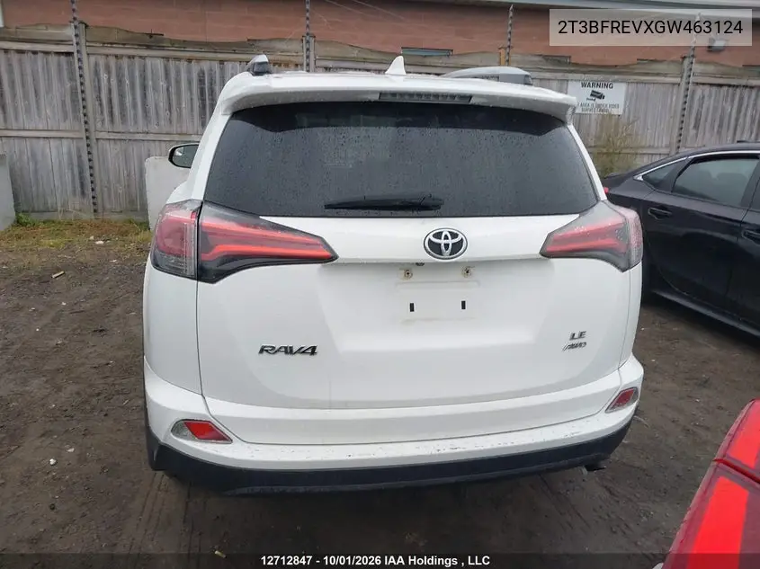 2016 TOYOTA RAV 4 VIN 2T3BFREVXGW463124 — фото 16