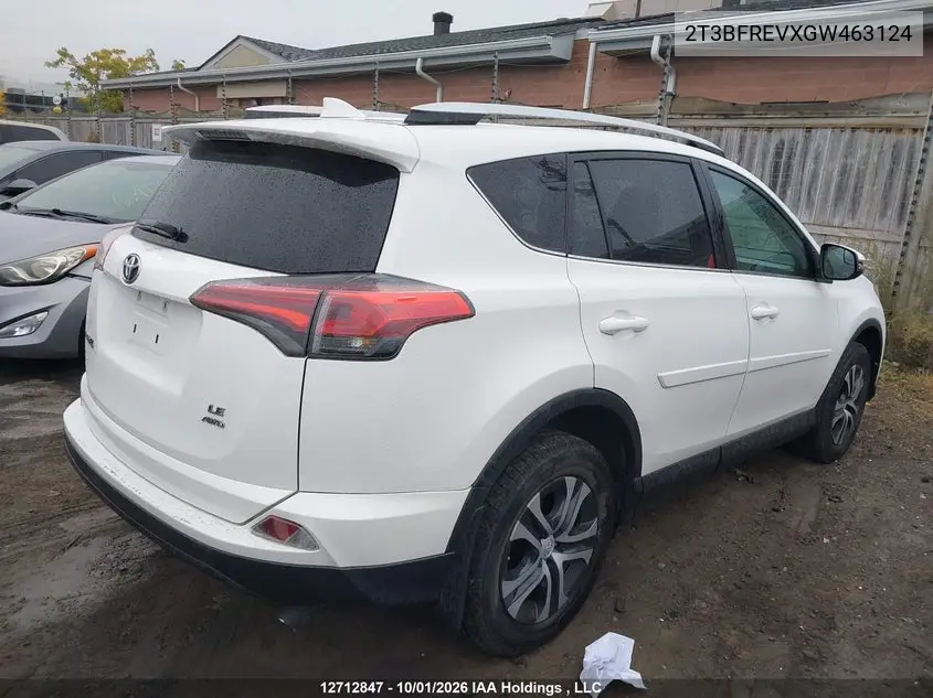 2016 TOYOTA RAV 4 VIN 2T3BFREVXGW463124 — фото 4