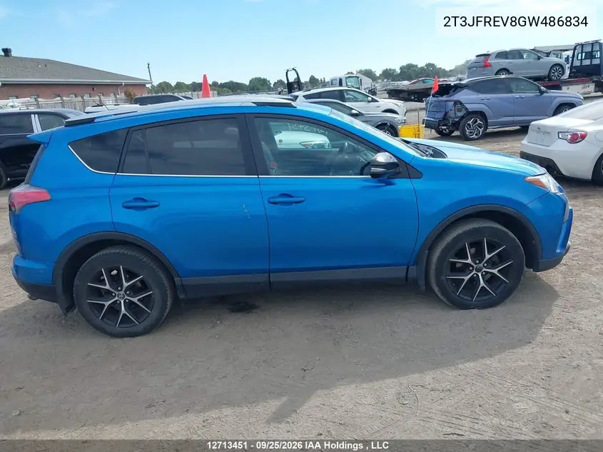 2016 TOYOTA RAV 4 VIN 2T3JFREV8GW486834 — фото 13