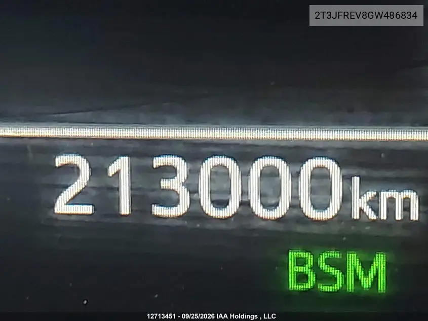 2016 TOYOTA RAV 4 VIN 2T3JFREV8GW486834 — фото 15
