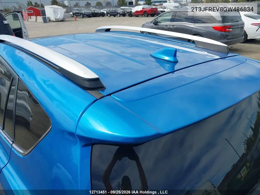 2016 TOYOTA RAV 4 VIN 2T3JFREV8GW486834 — фото 19