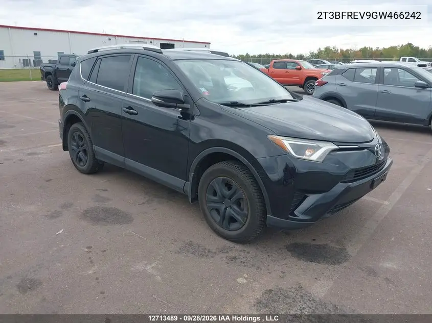 TOYOTA RAV 4 2016, VIN 2T3BFREV9GW466242