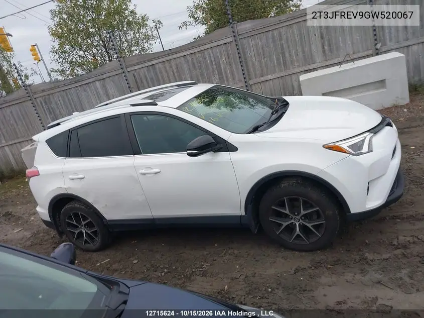 2016 TOYOTA RAV 4 VIN 2T3JFREV9GW520067 — фото 13