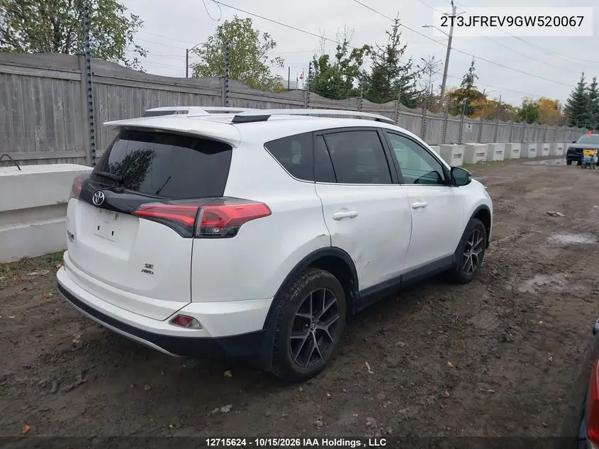 2016 TOYOTA RAV 4 VIN 2T3JFREV9GW520067 — фото 4