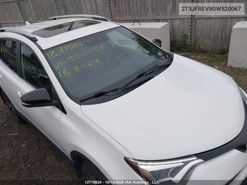 2016 TOYOTA RAV 4 VIN 2T3JFREV9GW520067 — фото 6