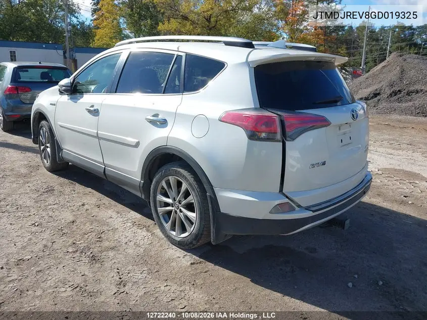 2016 TOYOTA RAV 4 VIN JTMDJREV8GD019325 — фото 3