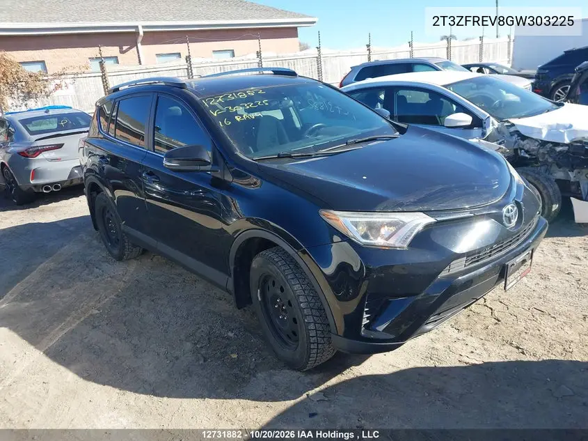 TOYOTA RAV 4 2016, VIN 2T3ZFREV8GW303225