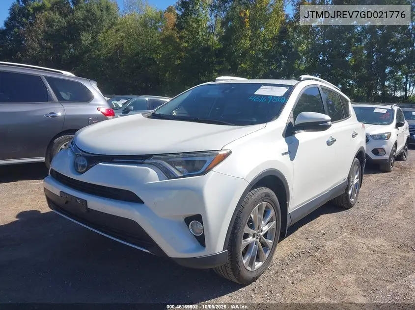 2016 TOYOTA RAV 4 VIN JTMDJREV7GD021776 — фото 2