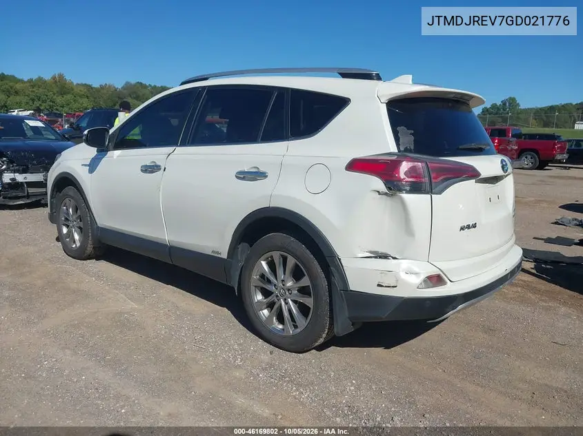 2016 TOYOTA RAV 4 VIN JTMDJREV7GD021776 — фото 3