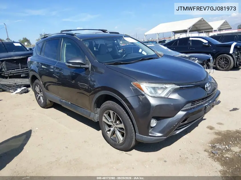 TOYOTA RAV 4 2016, VIN JTMWFREV7GJ081973