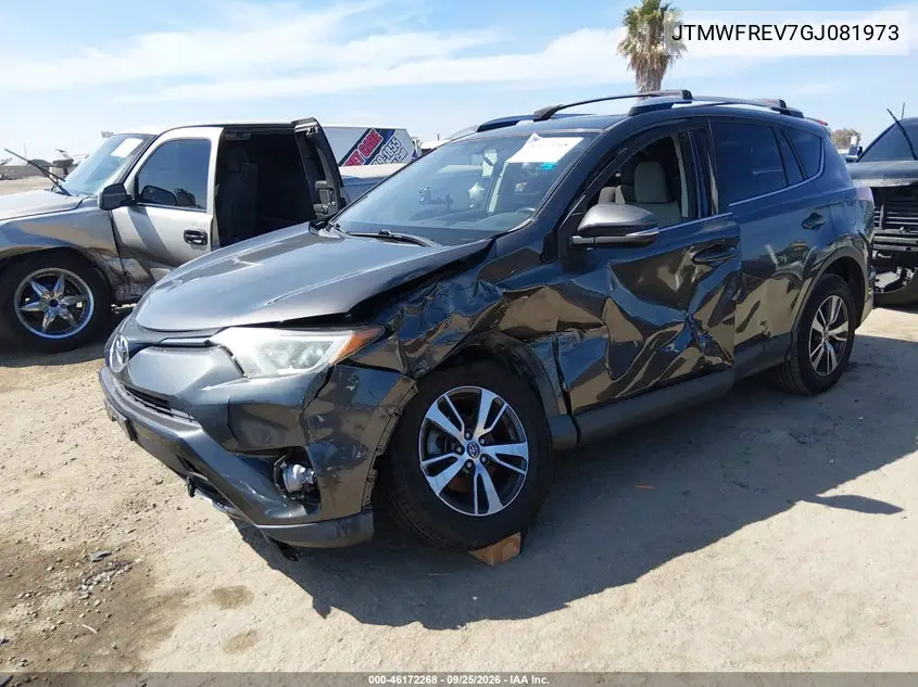 2016 TOYOTA RAV 4 VIN JTMWFREV7GJ081973 — фото 2