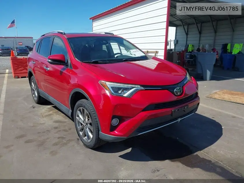 TOYOTA RAV 4 2016, VIN JTMYFREV4GJ061785