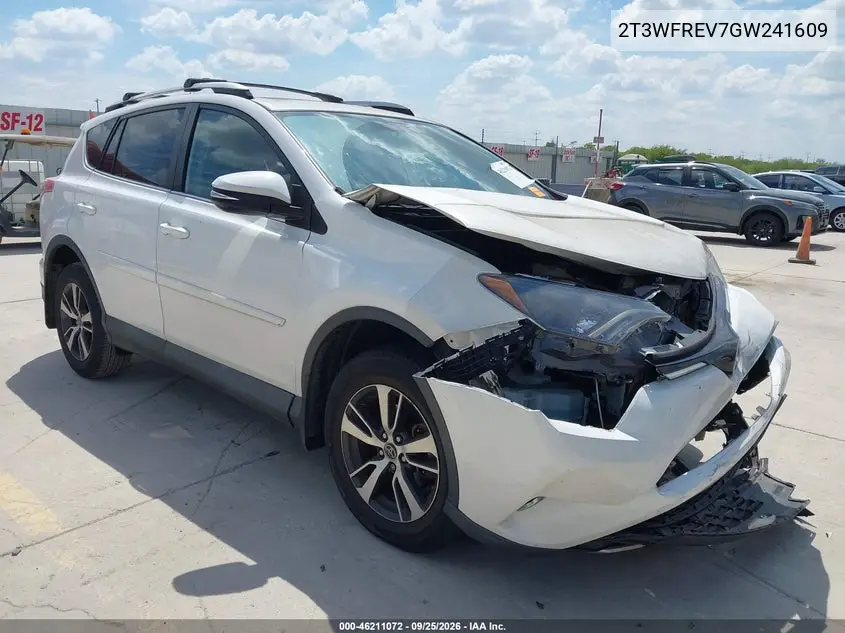 TOYOTA RAV 4 2016, VIN 2T3WFREV7GW241609