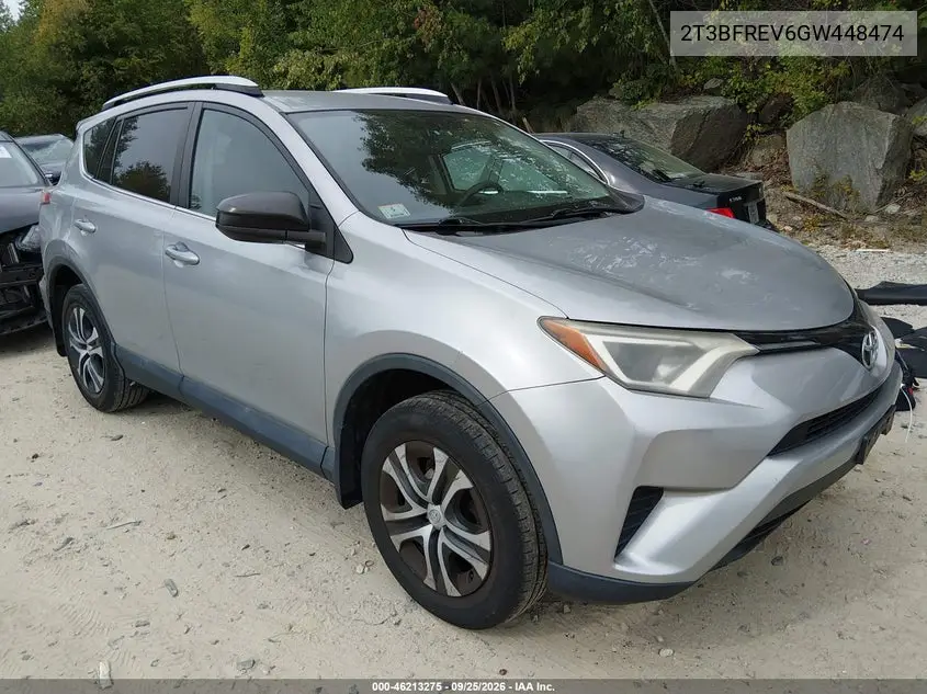 TOYOTA RAV 4 2016, VIN 2T3BFREV6GW448474