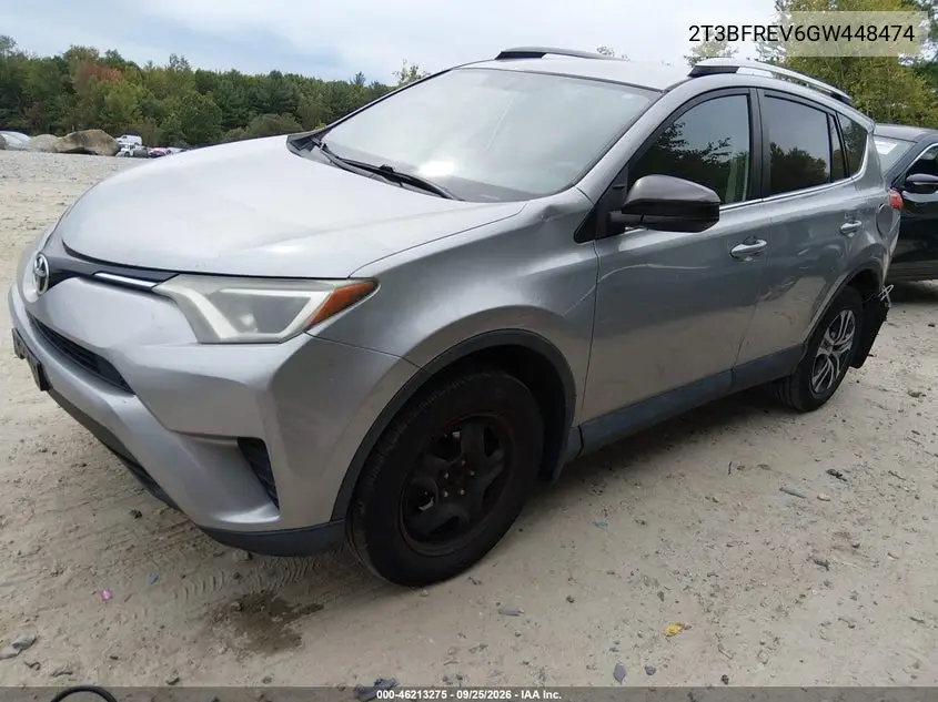 2016 TOYOTA RAV 4 VIN 2T3BFREV6GW448474 — фото 2