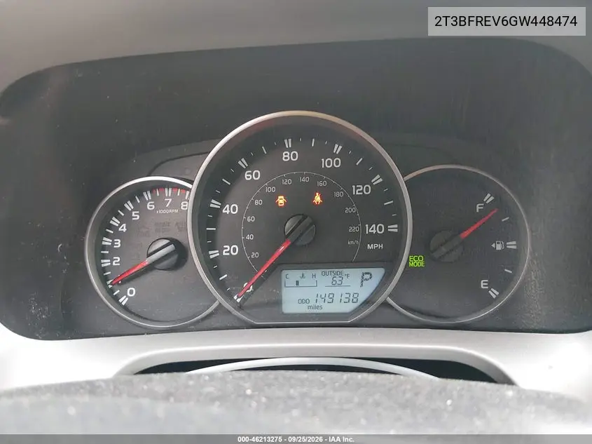 2016 TOYOTA RAV 4 VIN 2T3BFREV6GW448474 — фото 7