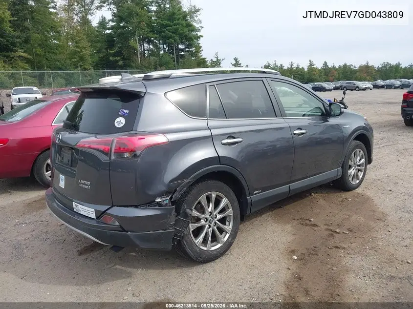 2016 TOYOTA RAV 4 VIN JTMDJREV7GD043809 — фото 4