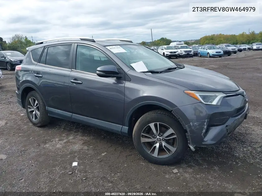 TOYOTA RAV 4 2016, VIN 2T3RFREV8GW464979