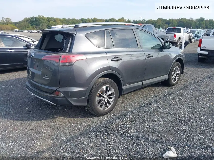 2016 TOYOTA RAV 4 VIN JTMRJREV7GD049938 — фото 4