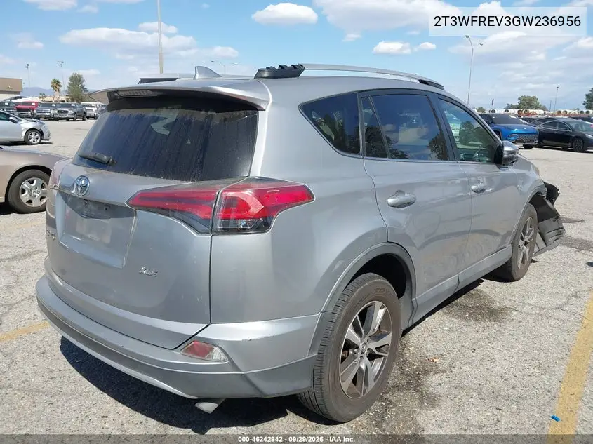 2016 TOYOTA RAV 4 VIN 2T3WFREV3GW236956 — фото 4