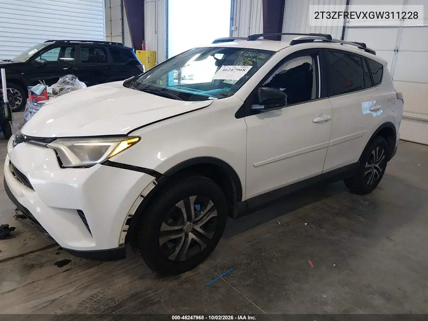 2016 TOYOTA RAV 4 VIN 2T3ZFREVXGW311228 — фото 2