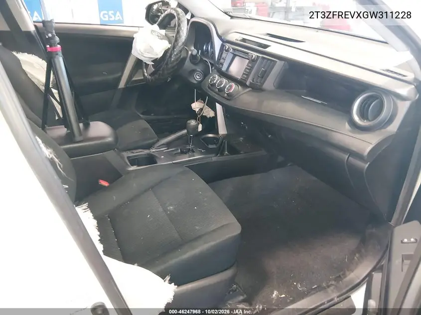 2016 TOYOTA RAV 4 VIN 2T3ZFREVXGW311228 — фото 5