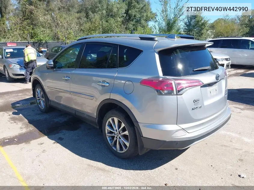 2016 TOYOTA RAV 4 VIN 2T3DFREV4GW442990 — фото 3