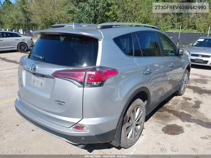 2016 TOYOTA RAV 4 VIN 2T3DFREV4GW442990 — фото 4