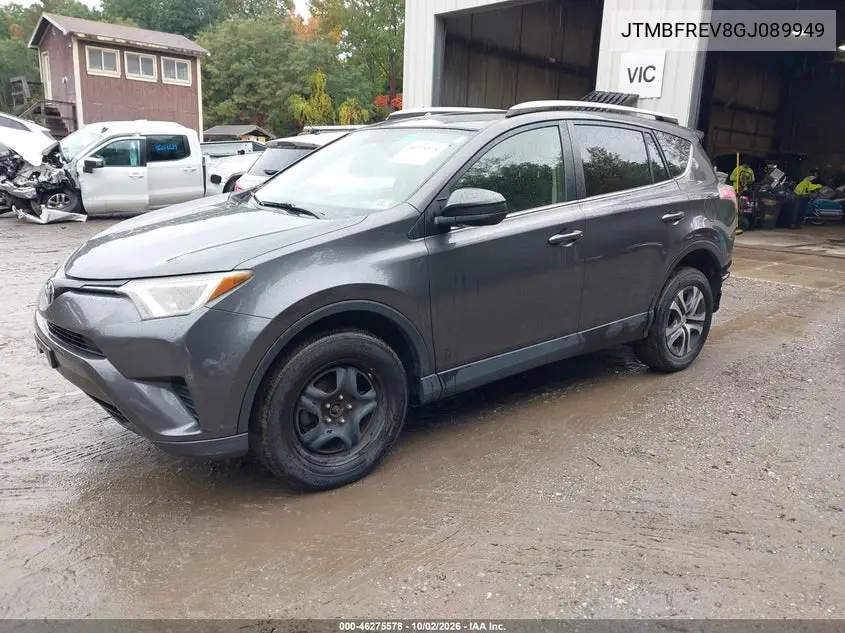 2016 TOYOTA RAV 4 VIN JTMBFREV8GJ089949 — фото 2