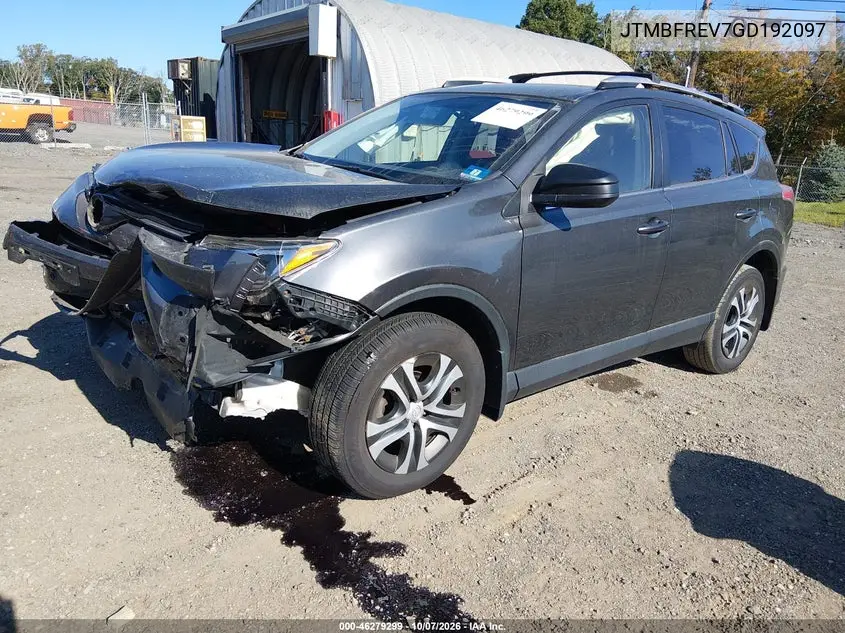 2016 TOYOTA RAV 4 VIN JTMBFREV7GD192097 — фото 2