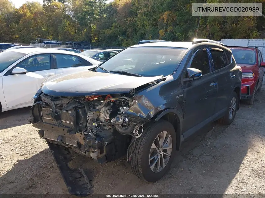 2016 TOYOTA RAV 4 VIN JTMRJREV0GD020989 — фото 2