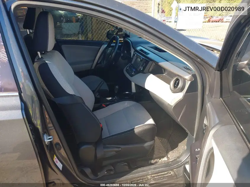 2016 TOYOTA RAV 4 VIN JTMRJREV0GD020989 — фото 5