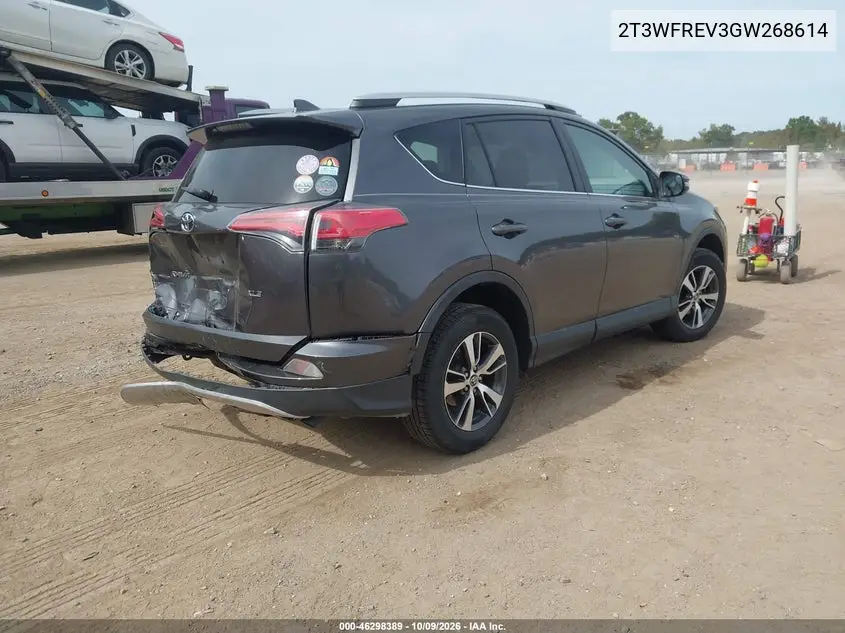 2016 TOYOTA RAV 4 VIN 2T3WFREV3GW268614 — фото 4