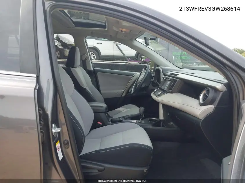 2016 TOYOTA RAV 4 VIN 2T3WFREV3GW268614 — фото 5