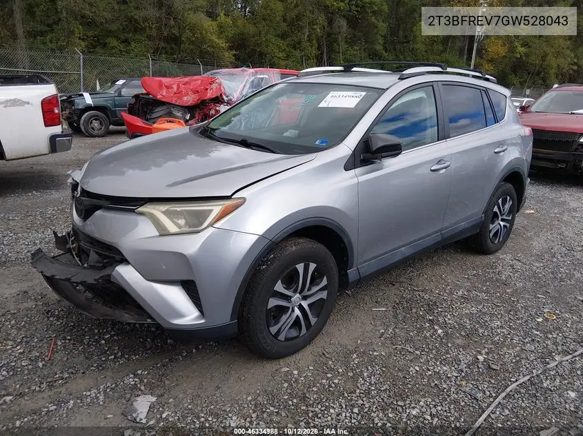 2016 TOYOTA RAV 4 VIN 2T3BFREV7GW528043 — фото 2