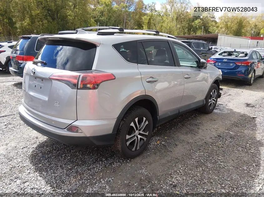 2016 TOYOTA RAV 4 VIN 2T3BFREV7GW528043 — фото 4