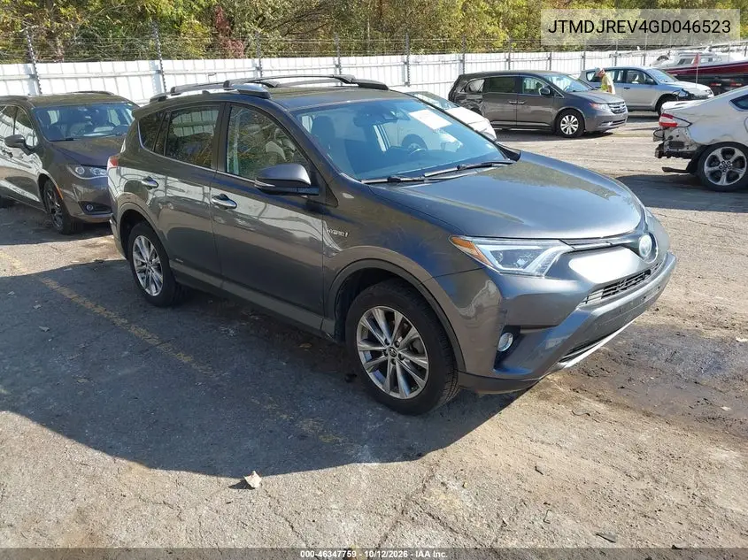 TOYOTA RAV 4 2016, VIN JTMDJREV4GD046523