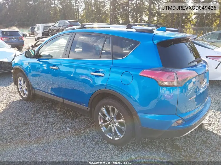 2016 TOYOTA RAV 4 VIN JTMDJREVXGD049426 — фото 3
