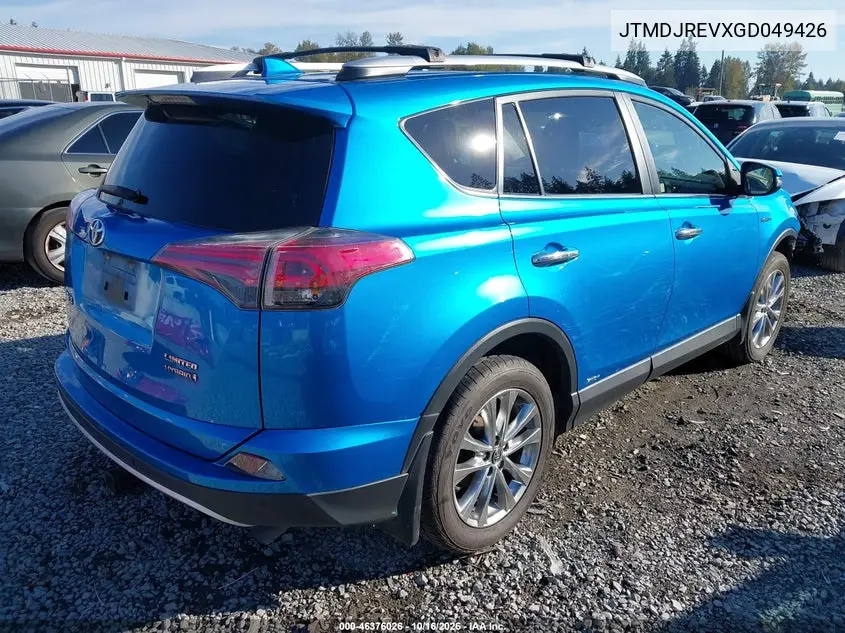 2016 TOYOTA RAV 4 VIN JTMDJREVXGD049426 — фото 4