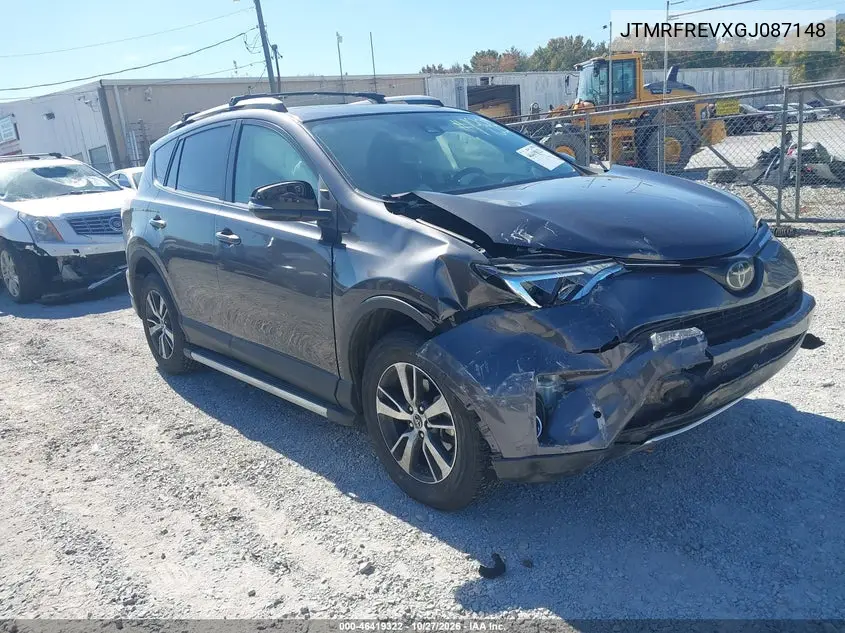 TOYOTA RAV 4 2016, VIN JTMRFREVXGJ087148