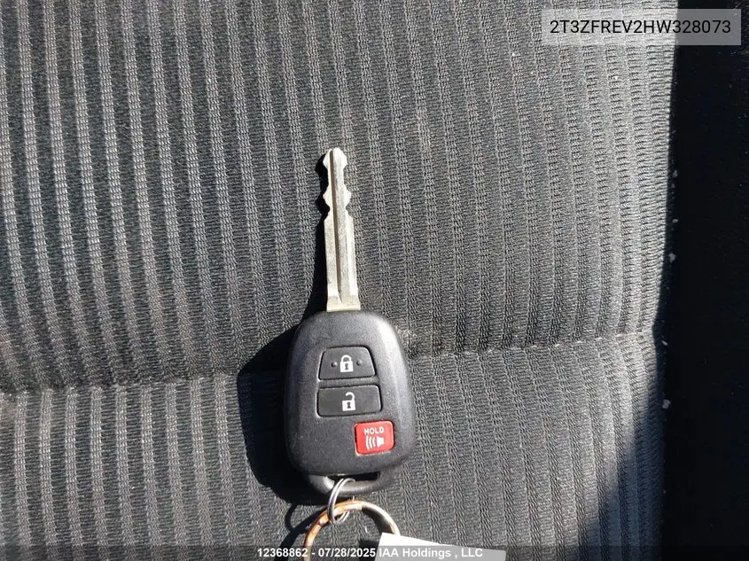 2017 TOYOTA RAV 4 VIN 2T3ZFREV2HW328073 — фото 11