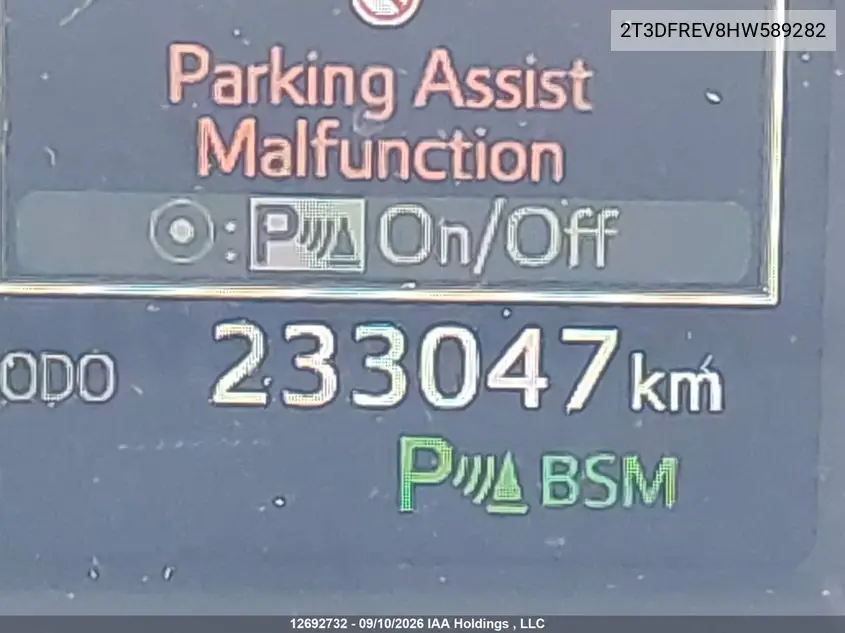 2017 TOYOTA RAV 4 VIN 2T3DFREV8HW589282 — фото 15