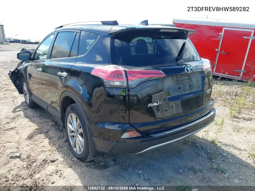 2017 TOYOTA RAV 4 VIN 2T3DFREV8HW589282 — фото 3